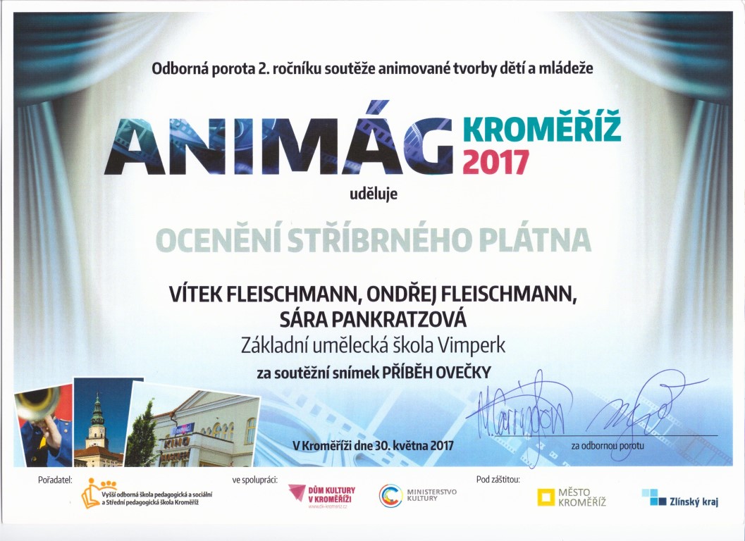Certifikát animag 2017 - 2