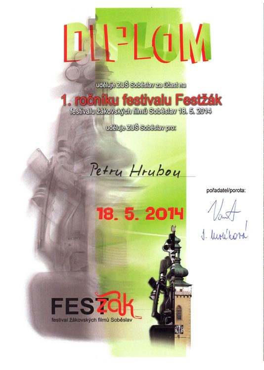 Certifikát Diplom