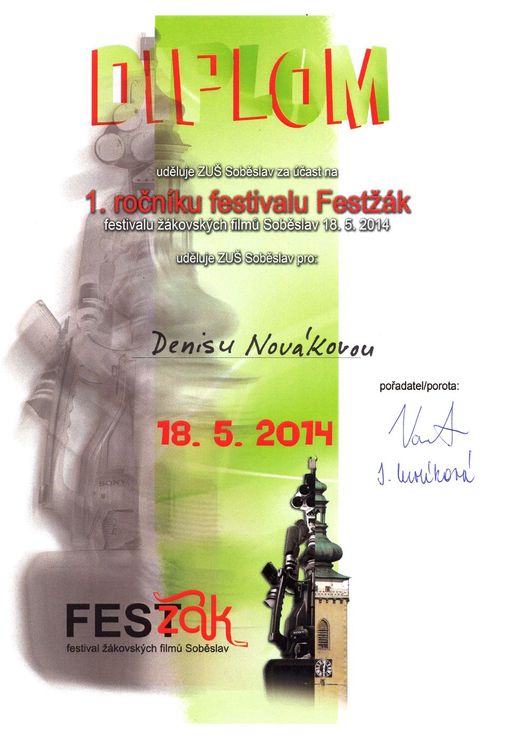 Certifikát Diplom