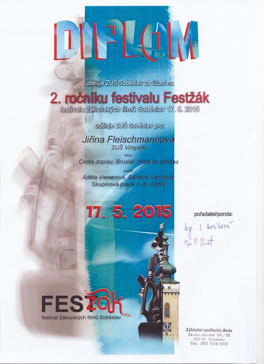 Certifikát Diplom
