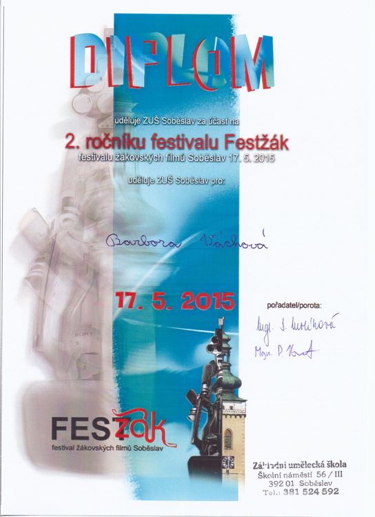 Certifikát Diplom